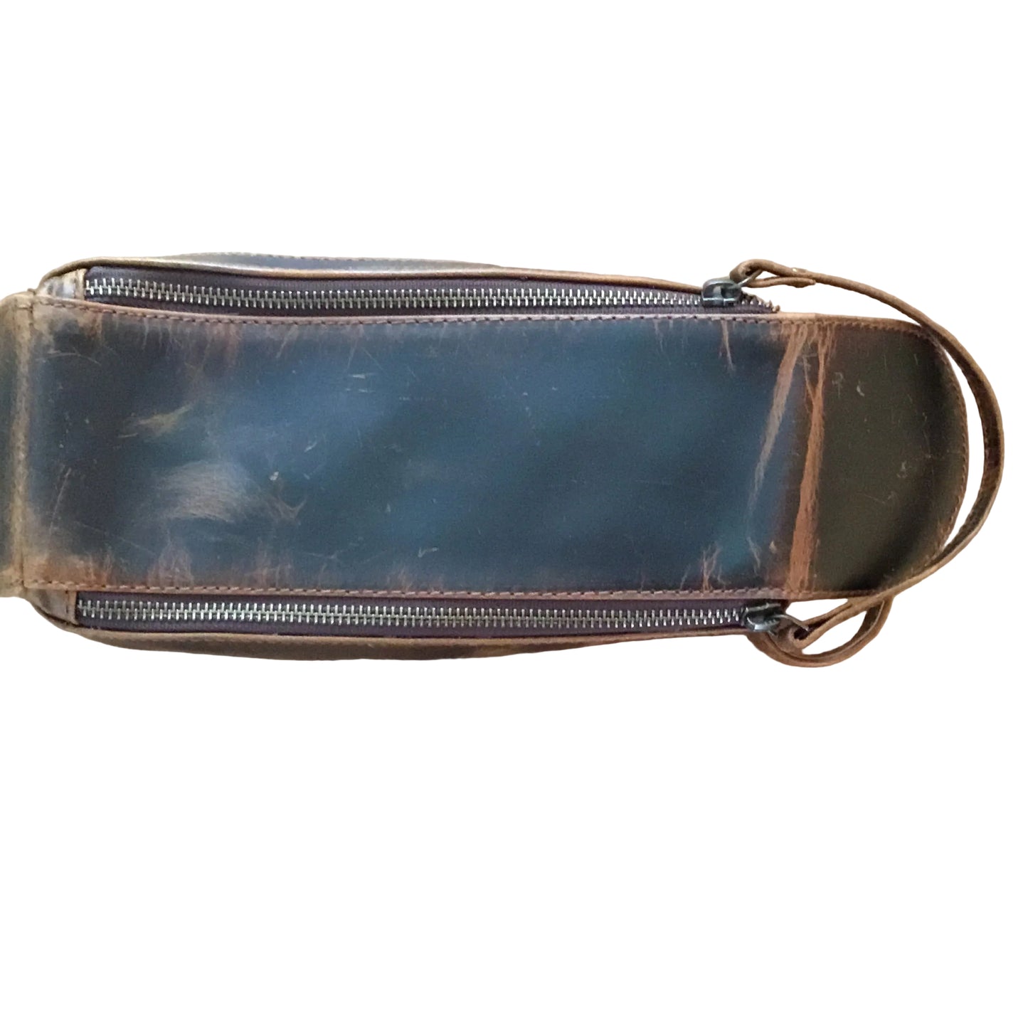 Handmade Full Grain Buffalo Leather vintage toiletry bag