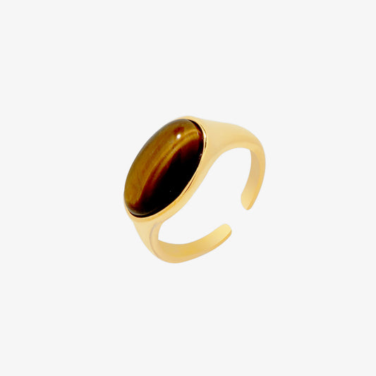 Tiger's eye ring