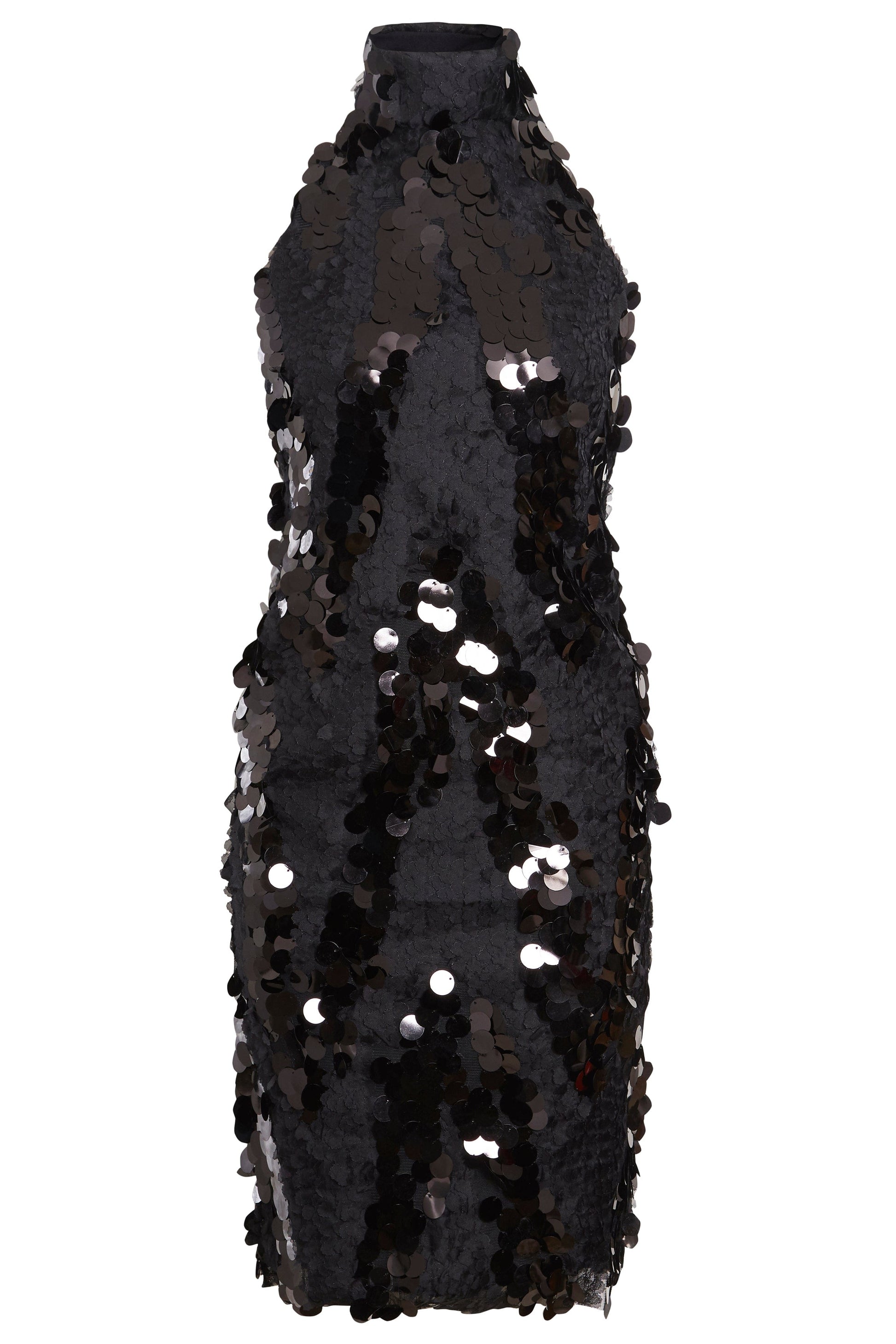 Sparkly Black Mini Dress-0