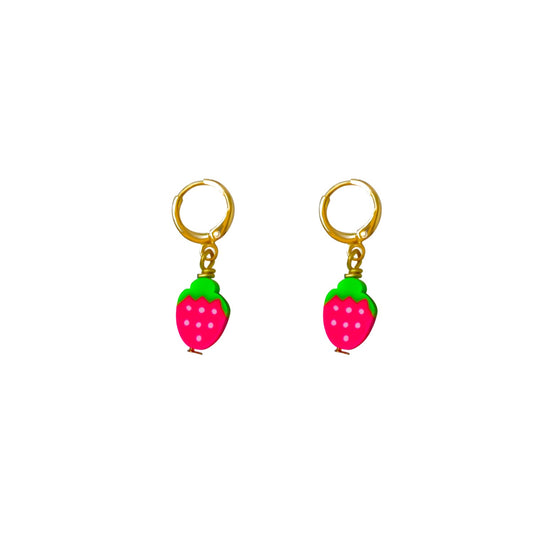 Strawberry Earrings | by Ifemi Jewels