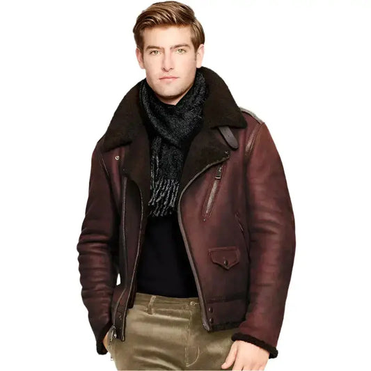 Men’s Air Force Leather Flight Jacket-0