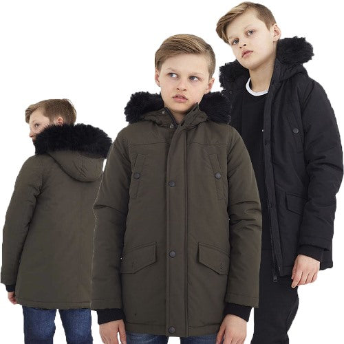 Boys Brave Soul Wonderwall Parka Jacket