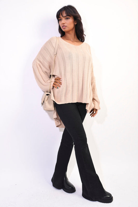 Moda Oversized Knitted Jumper
