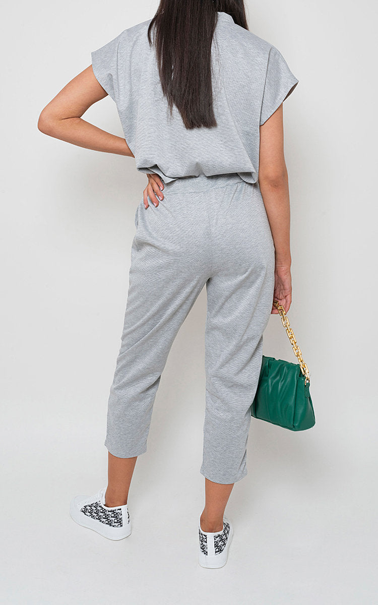 Moda Short Sleeve Boxy Lounge Wear Co-ord Set
