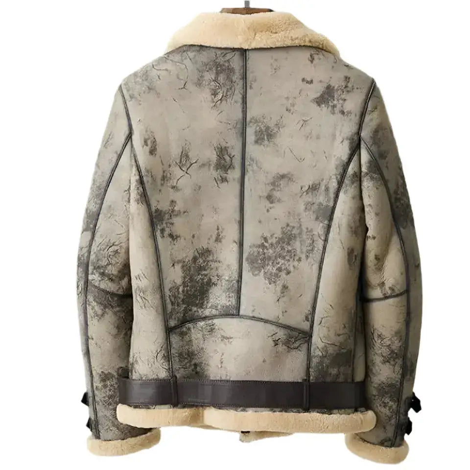 Men’s B3 Flight Aviator Shearling Jacket-1