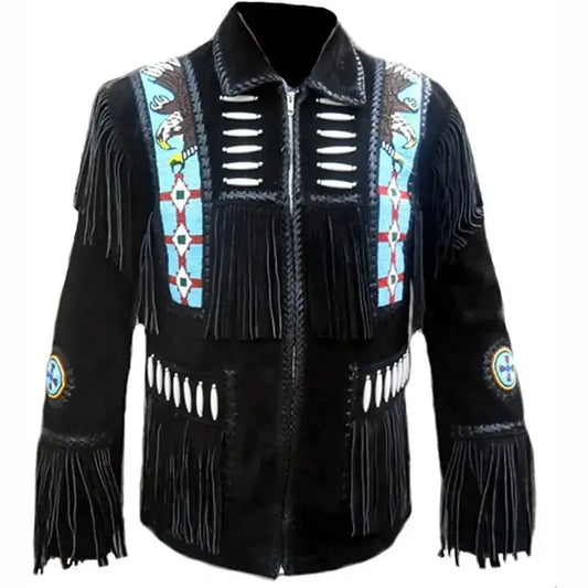 Men's Premium Western Leather Jacket-0