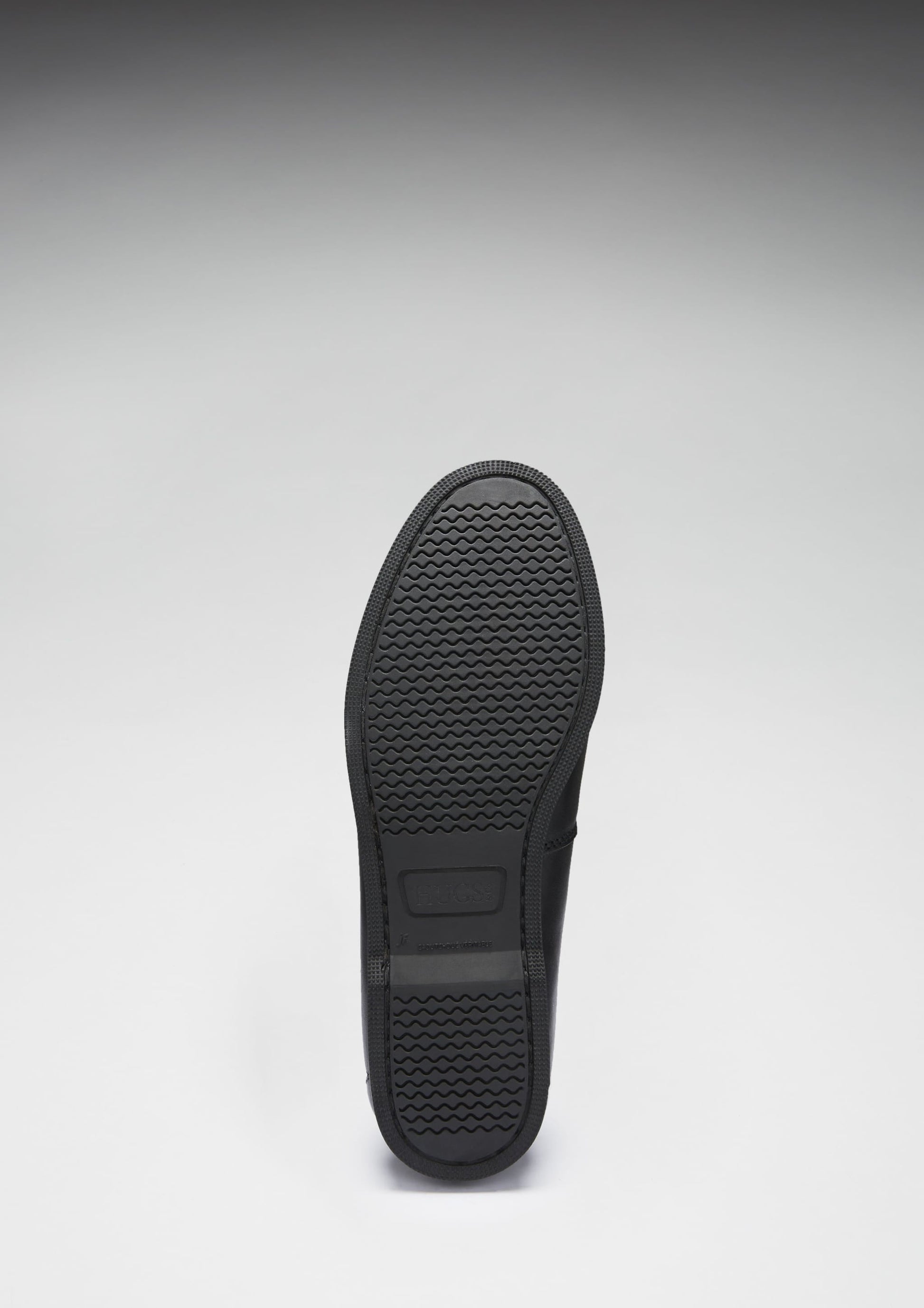 Boat Loafers, black leather-4
