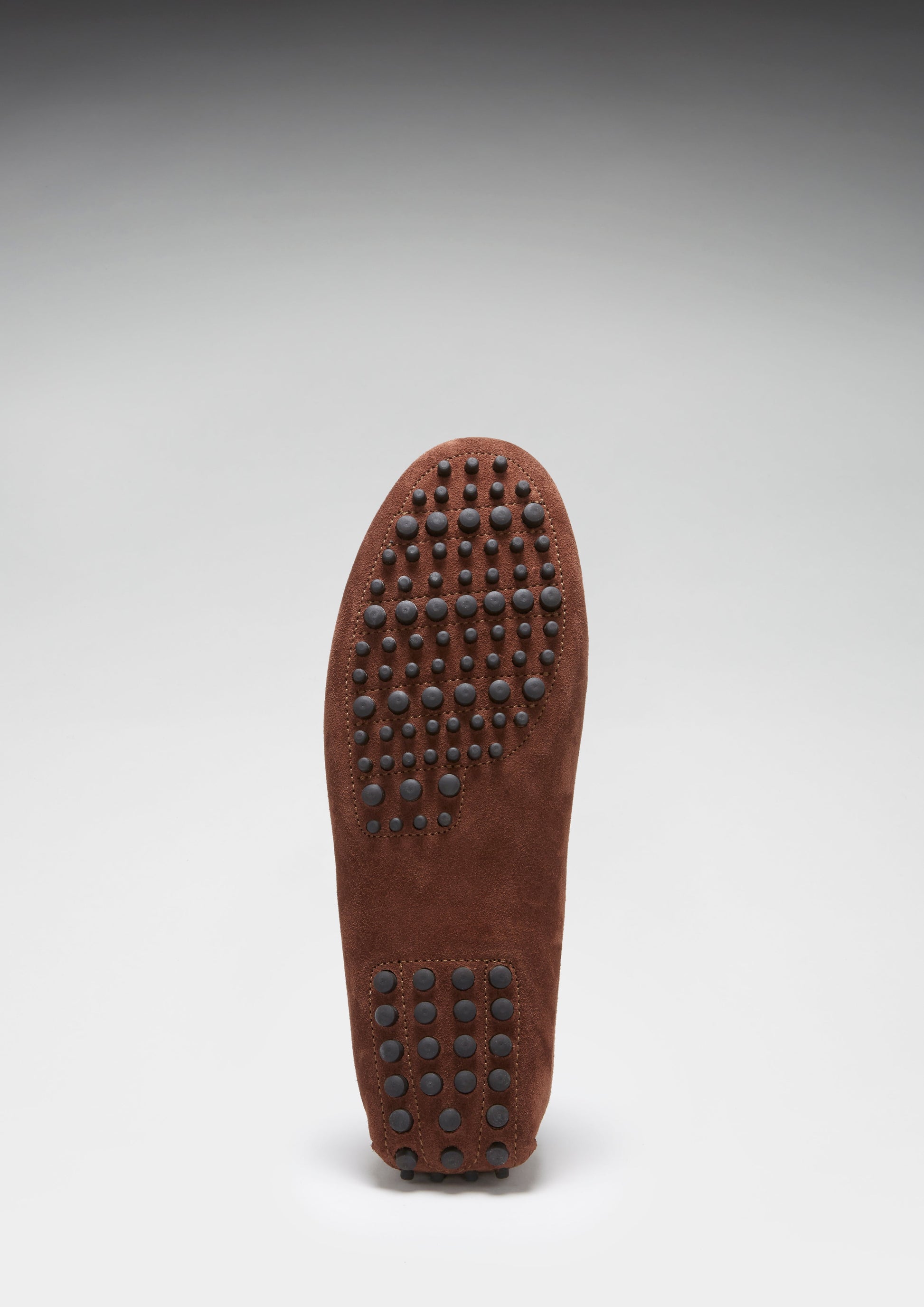 Tasselled Driving Loafers, mahogany brown suede-3