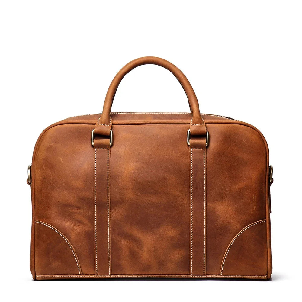 Cooper Allan The Bjorn Leather Laptop Bag | Vintage Leather Briefcase