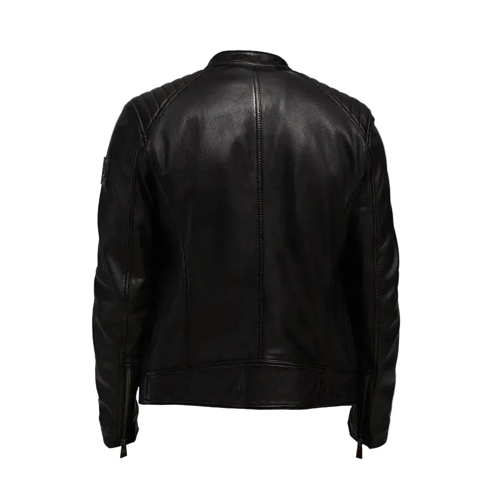 Men’s Classic Faux Leather Jacket